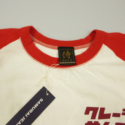 SAMURAI JEANS | サムライジーンズ 半袖Ｔシャツ SJST17-7 ホワイト サイズ：S