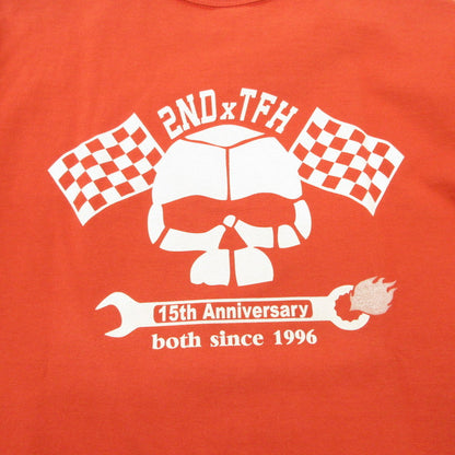 THE FLAT HEAD | ザフラットヘッド 長袖Ｔシャツ TLS-2ND-02W オレンジ サイズ：36