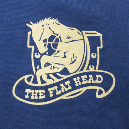 THE FLAT HEAD | ザフラットヘッド 長袖Ｔシャツ TLS-122W ブルー サイズ：36
