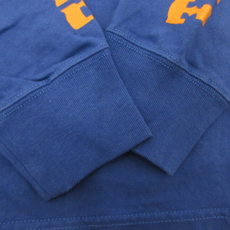 THE FLAT HEAD | ザフラットヘッド 長袖Ｔシャツ TLS-122W ブルー サイズ：36