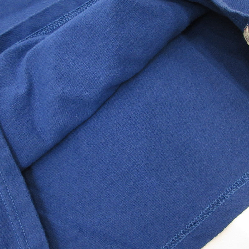 THE FLAT HEAD | ザフラットヘッド 長袖Ｔシャツ TLS-122W ブルー サイズ：36