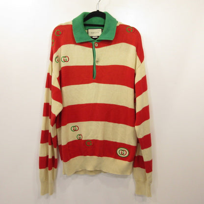 GUCCI | グッチ ポロシャツ 571546 ニット 国内正規品 サイズ：S