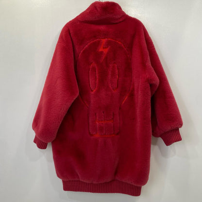 HYSTERIC GLAMOUR | ヒステリックグラマー MAD SKULL刺繍 スタンドカラーコート その他アウター 01213AC01 ピンク【姫路東店】