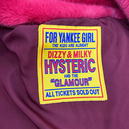 HYSTERIC GLAMOUR | ヒステリックグラマー MAD SKULL刺繍 スタンドカラーコート その他アウター 01213AC01 ピンク【姫路東店】