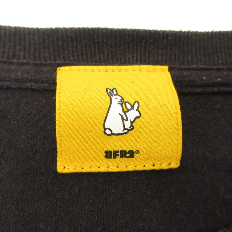 #FR2 | エフアールツー FIGHTING RABBITS 半袖Ｔシャツ ×RAZOR ブラック サイズ：L