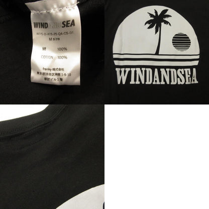 WIND AND SEA | ウィンダンシーウインダンシー Sunset Logo S/S Tee 半袖Ｔシャツ WDS-O-ATS-25-Q4-CS-01 ブラック サイズ：M