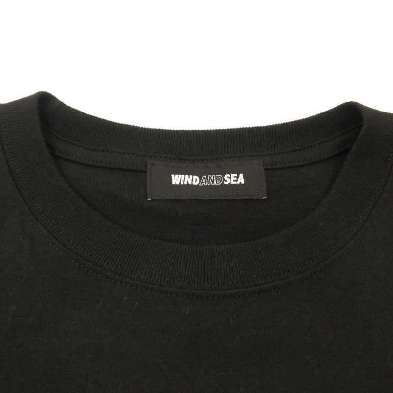 WIND AND SEA | ウィンダンシーウインダンシー Sunset Logo S/S Tee 半袖Ｔシャツ WDS-O-ATS-25-Q4-CS-01 ブラック サイズ：M