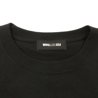 WIND AND SEA | ウィンダンシーウインダンシー Sunset Logo S/S Tee 半袖Ｔシャツ WDS-O-ATS-25-Q4-CS-01 ブラック サイズ：M