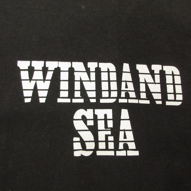 WIND AND SEA | ウィンダンシーウインダンシー Sunset Logo S/S Tee 半袖Ｔシャツ WDS-O-ATS-25-Q4-CS-01 ブラック サイズ：M