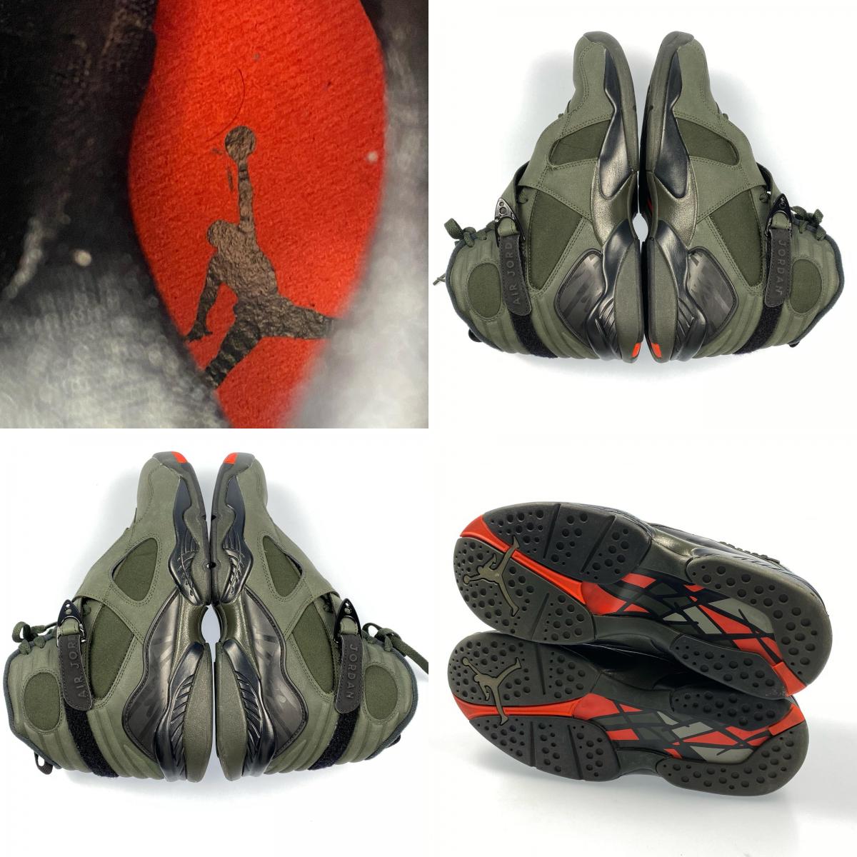 NIKE | ナイキ AIR JORDAN 8 RETRO スニーカー 305381-305 2017A/W 27.5cm カーキグリーン 27.5cm【姫路東店】