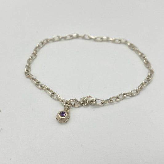 M'S COLLECTION | エムズコレクション HEXAGRAM CHAIN ANKLET & BRACELET ブレスレット XX-016 シルバーブレスレット シルバー【姫路東店】