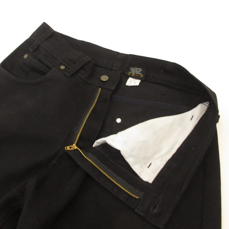 BASIC RELAXED FIT 5POCKET JEANS デニムパンツ 103 ブラック サイズ：34