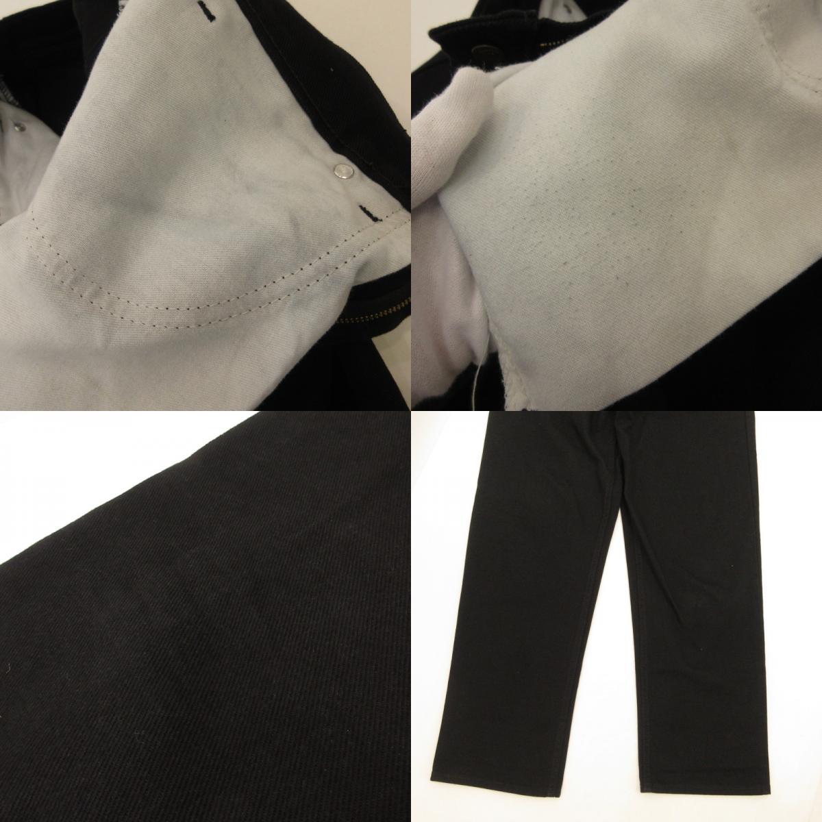 BASIC RELAXED FIT 5POCKET JEANS デニムパンツ 103 ブラック サイズ：34