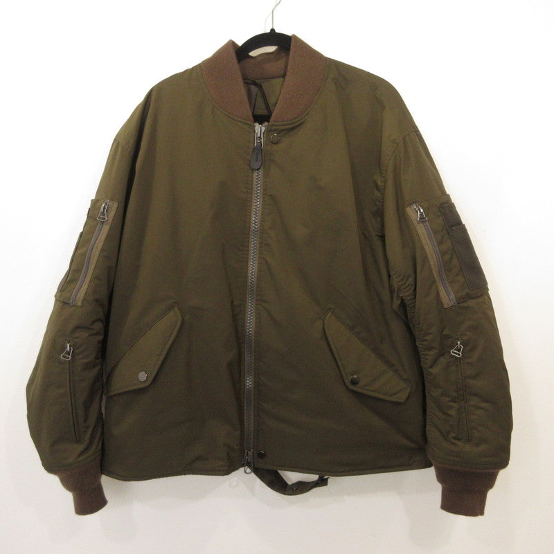 BAL | バル NYLON TWILL BOMBER ミリタリージャケット BAL-2081 カーキ サイズ：2