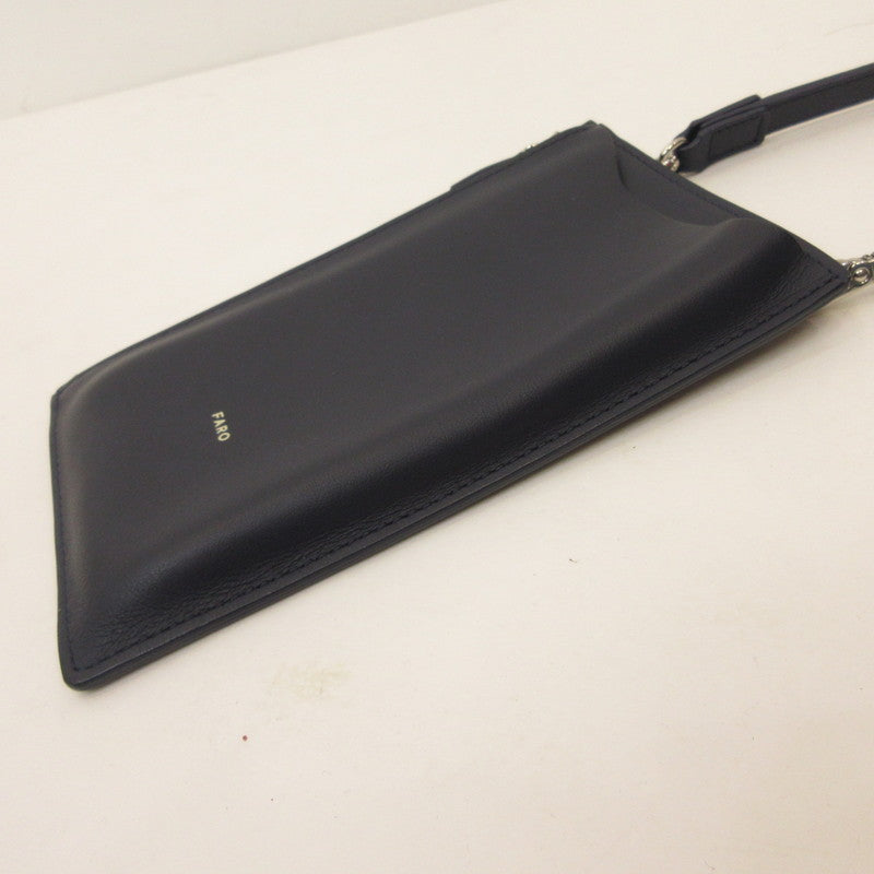 スマートフォンショルダーケース ショルダーバッグ ネイビー