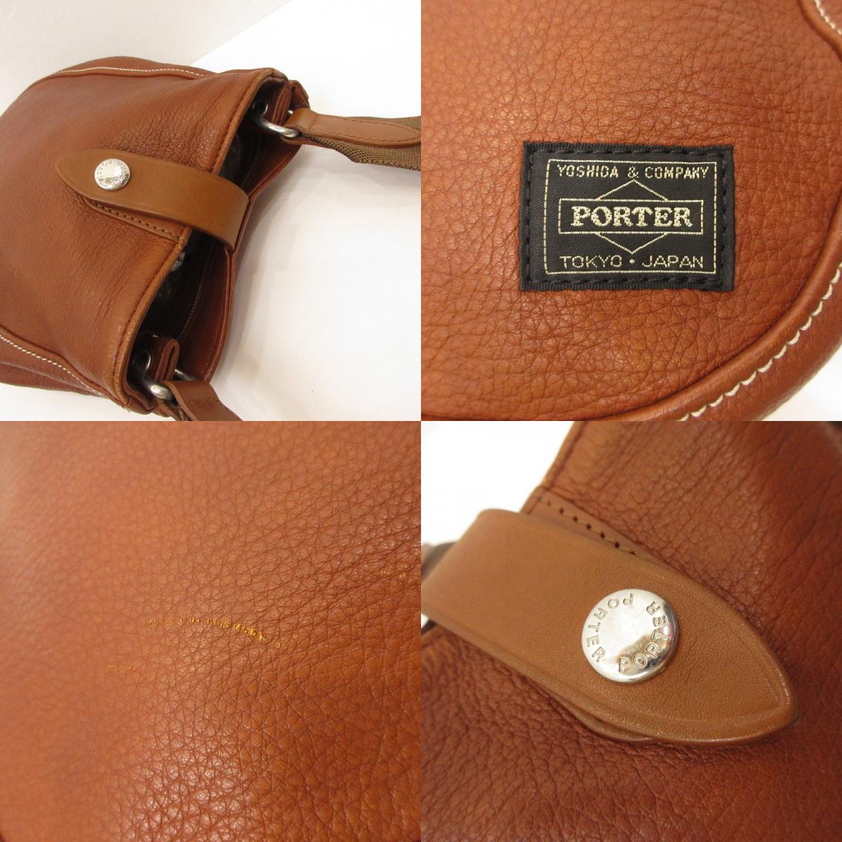 PORTER | ポーター CISCO SHOULDER BAG(L) ショルダーバッグ 120-03307 ブラウン
