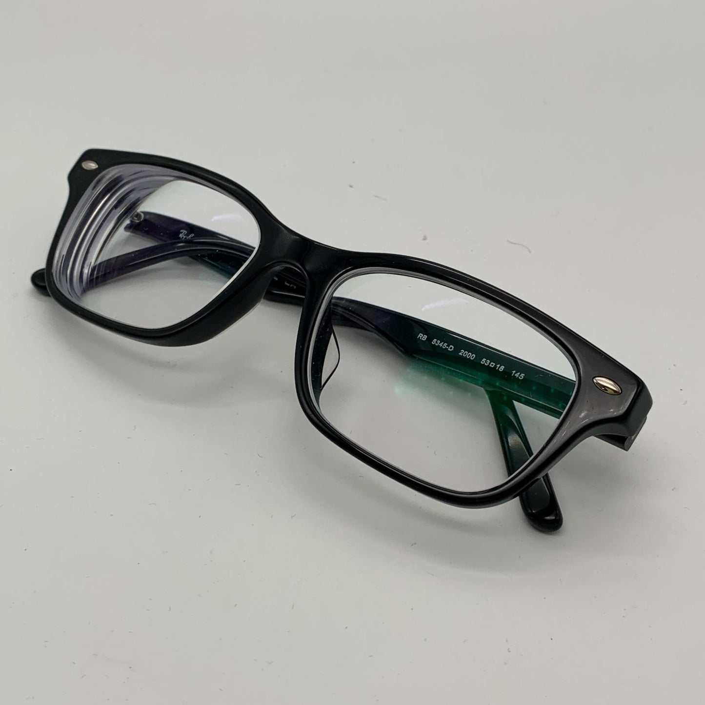 RAY BAN | レイバン メガネ RB5345-D ｻｲｽﾞ:53□18　度入りレンズ ブラック