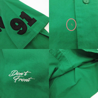 X-LARGE | エクストララージ BASEBALL SHIRT 半袖シャツ 01201302 グリーン サイズ：XL【姫路東店】