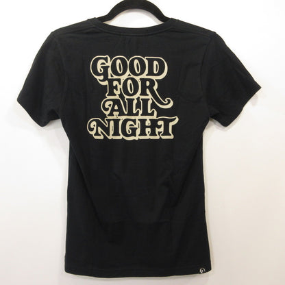 HYSTERIC GLAMOUR | ヒステリックグラマー GOOD FOR ALL NIGHT 半袖Ｔシャツ 0113CT19 ｻｲｽﾞ:F ブラック