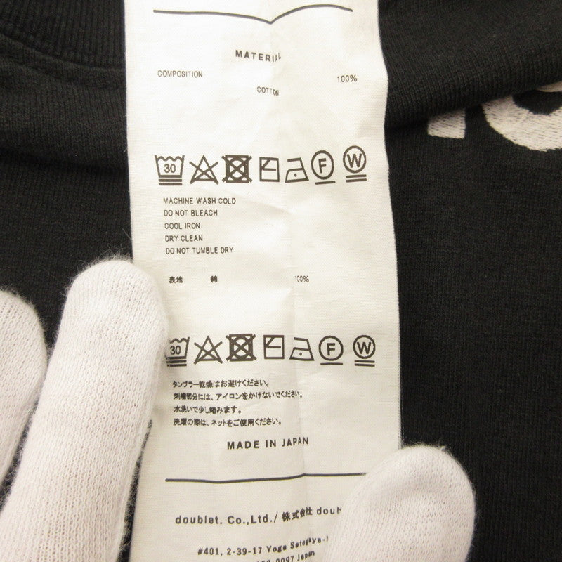 doublet | ダブレット DESTROYED LONG SLEEVE T-SHIRT 長袖Ｔシャツ ブラック サイズ：M
