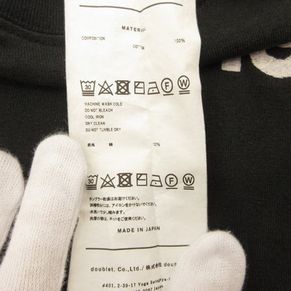 doublet | ダブレット DESTROYED LONG SLEEVE T-SHIRT 長袖Ｔシャツ ブラック サイズ：M