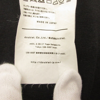 doublet | ダブレット DESTROYED LONG SLEEVE T-SHIRT 長袖Ｔシャツ ブラック サイズ：M