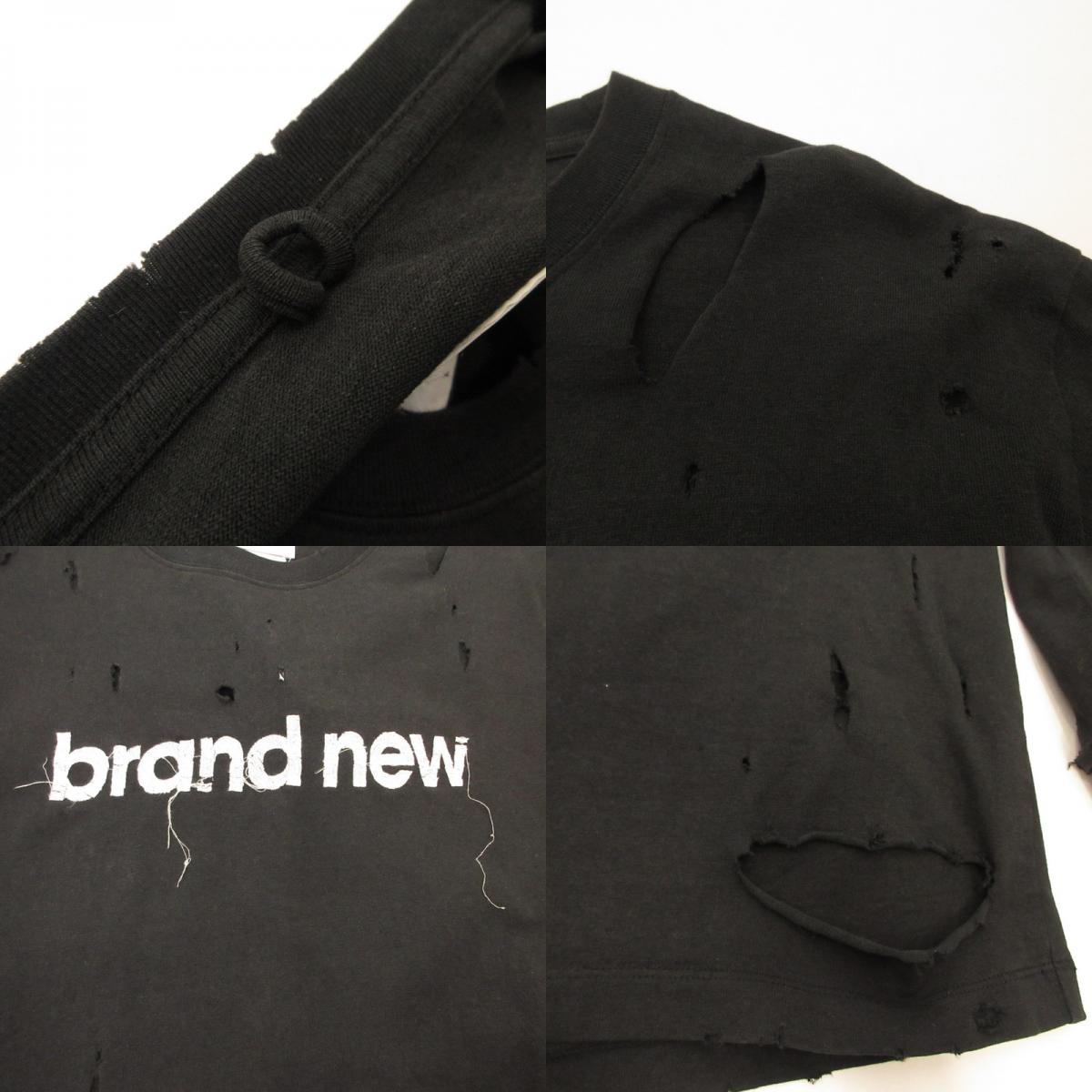 doublet | ダブレット DESTROYED LONG SLEEVE T-SHIRT 長袖Ｔシャツ ブラック サイズ：M