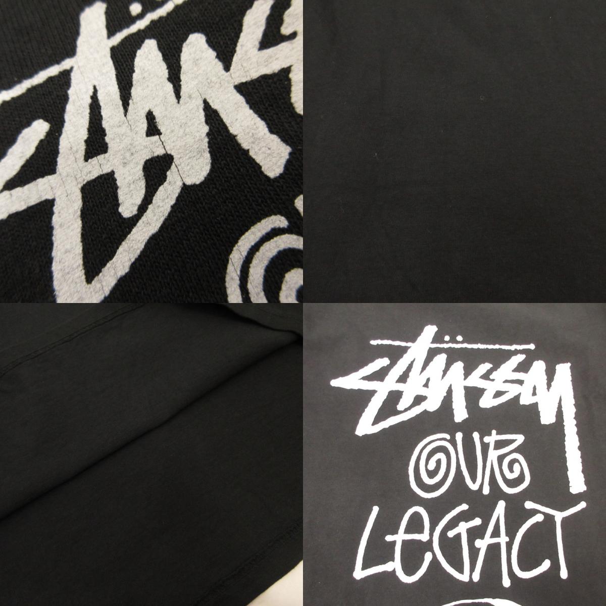 STUSSY | ステューシー WORK SHOP SURFMAN TEE 半袖Ｔシャツ ×Our Legacy ブラック サイズ：L