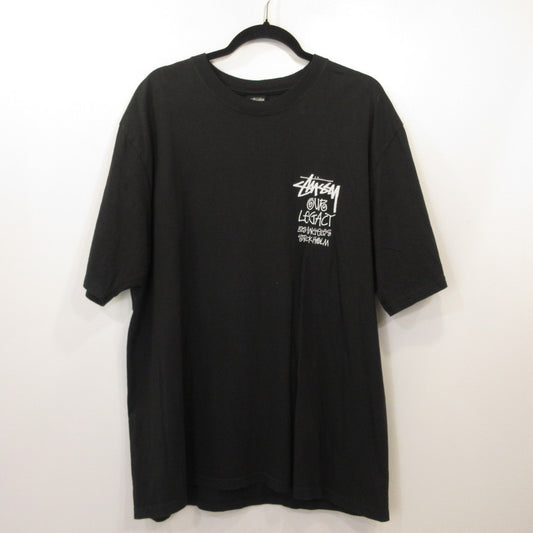 STUSSY | ステューシー WORK SHOP SURFMAN TEE 半袖Ｔシャツ ×Our Legacy ブラック サイズ：L