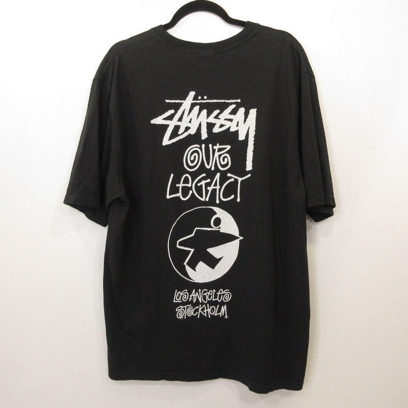 STUSSY | ステューシー WORK SHOP SURFMAN TEE 半袖Ｔシャツ ×Our Legacy ブラック サイズ：L