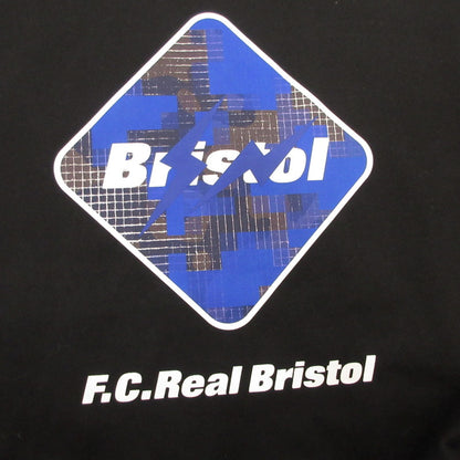 FCRB | エフシーアールビー FRAGMENT: CAMOUFLAGE EMBLEM TEE 半袖Ｔシャツ FCRB-260172 ×fragment design ブラック サイズ：L