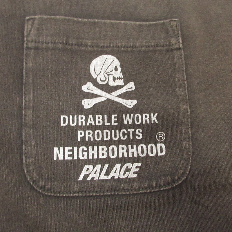 PALACE SKATEBOARDS | パレススケートボード NEIGHBORHOOD Pocket T Shirt 半袖Ｔシャツ P29TS103 ×NEIGHBORHOOD チャコールグレー サイズ：L