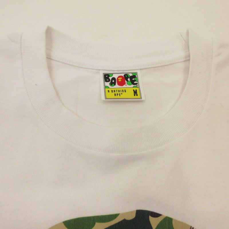 A BATHING APE | アベイシングエイプ APE HEAD TEE 半袖Ｔシャツ 001TEI231901C ×MONKEY 47 ホワイト サイズ：M