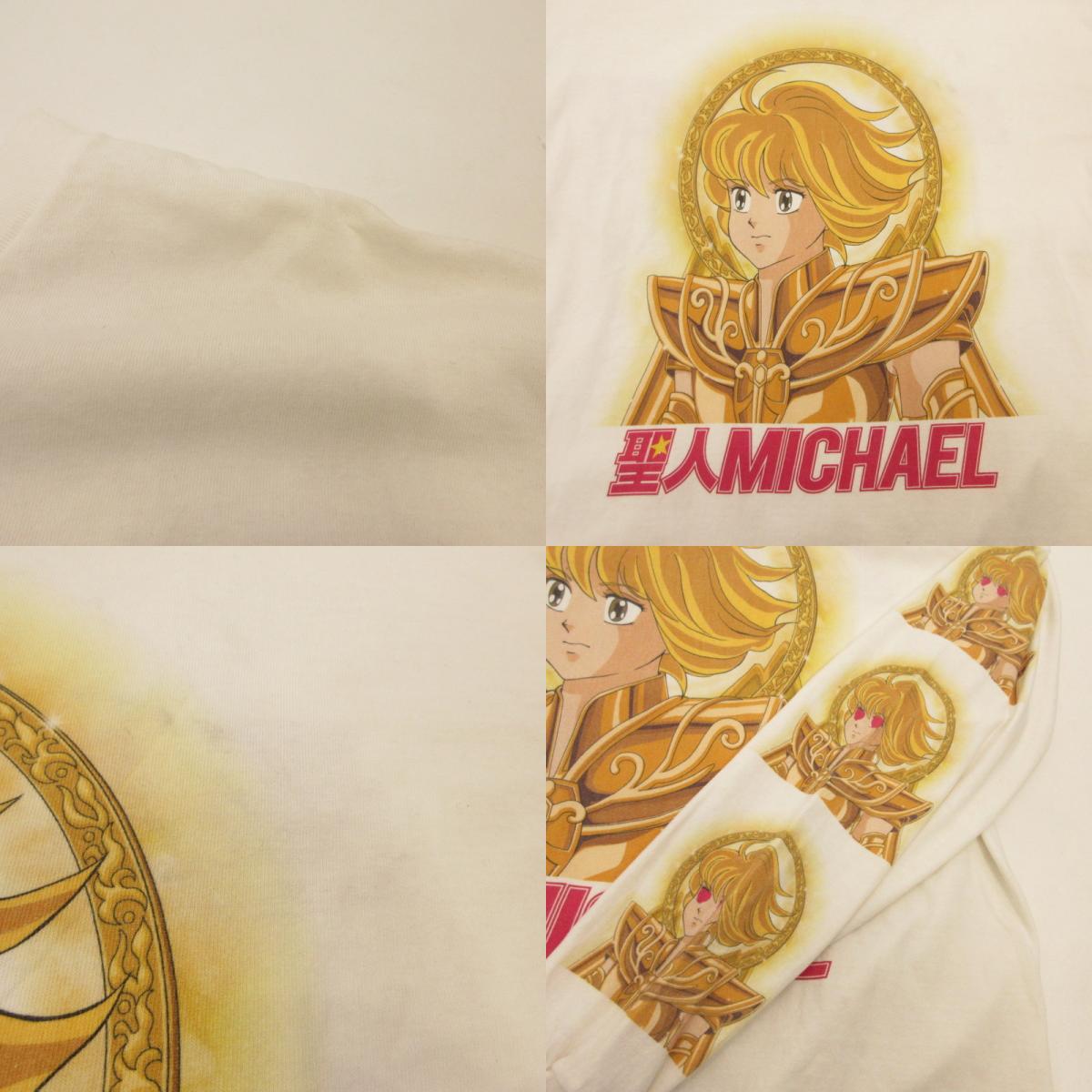 SAINT MICHAEL | セントマイケルセイントマイケル 聖人MICHAEL LONG SLEEVE 長袖Ｔシャツ SM-21-0000-011 ホワイト サイズ：XL