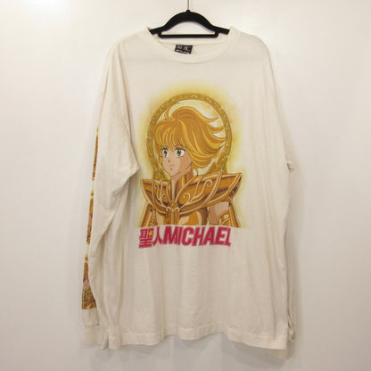 SAINT MICHAEL | セントマイケルセイントマイケル 聖人MICHAEL LONG SLEEVE 長袖Ｔシャツ SM-21-0000-011 ホワイト サイズ：XL