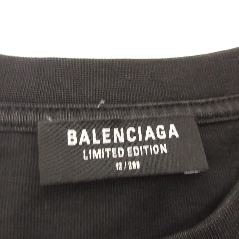 BALENCIAGA | バレンシアガ 長袖Ｔシャツ 651796 TLV51 RAMMSTEIN 国内正規品 ブラック サイズ：XXS