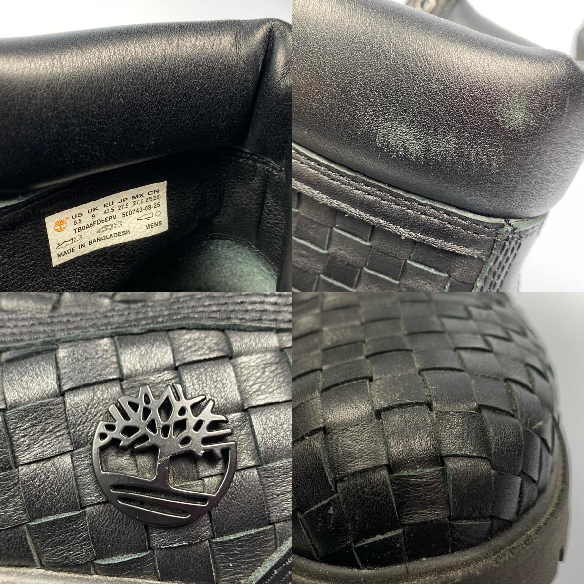 Timberland | ティンバーランド Premium 6-Inch Boot Woven ブーツ TB0A6FD6EPV 27.5cm ブラック 27.5cm【姫路東店】