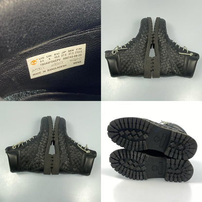 Timberland | ティンバーランド Premium 6-Inch Boot Woven ブーツ TB0A6FD6EPV 27.5cm ブラック 27.5cm【姫路東店】