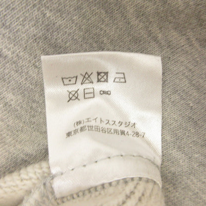 EX PLAID ZIP HOODIE パーカー グレー サイズ：L