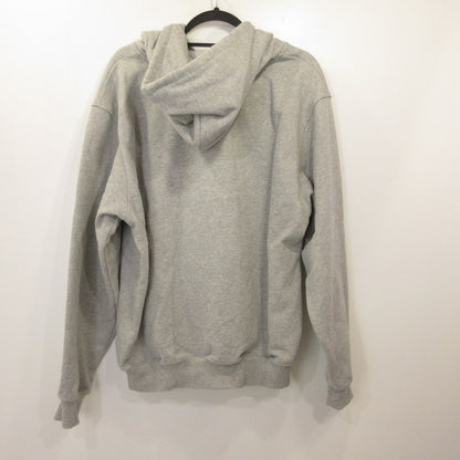 EX PLAID ZIP HOODIE パーカー グレー サイズ：L