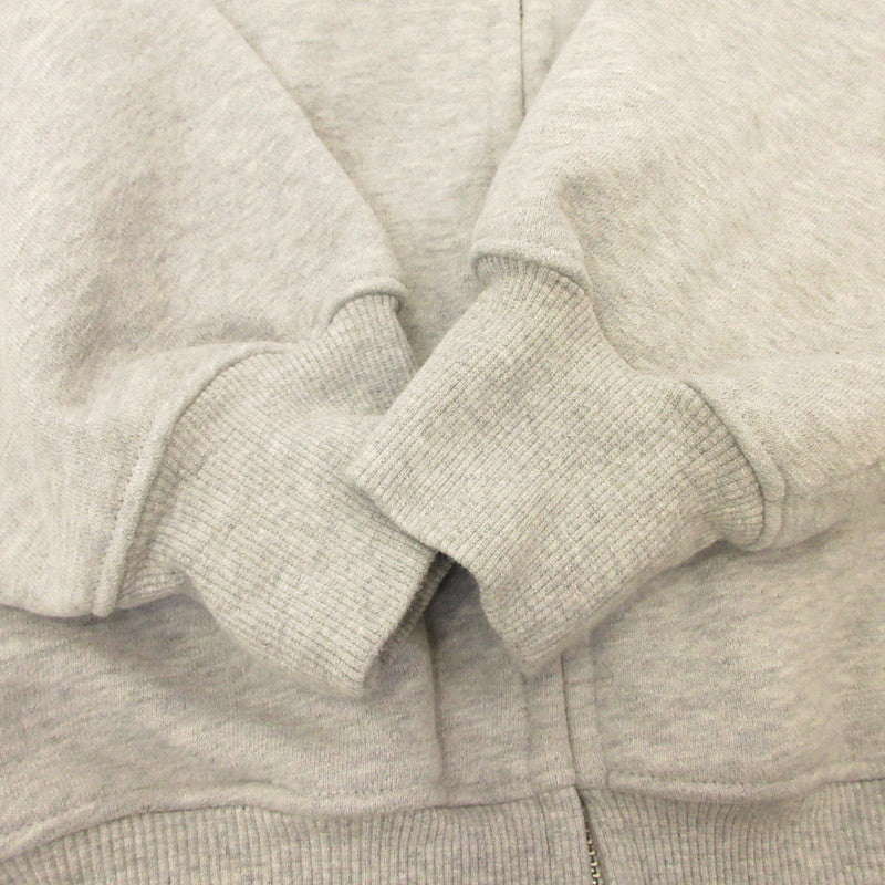 EX PLAID ZIP HOODIE パーカー グレー サイズ：L
