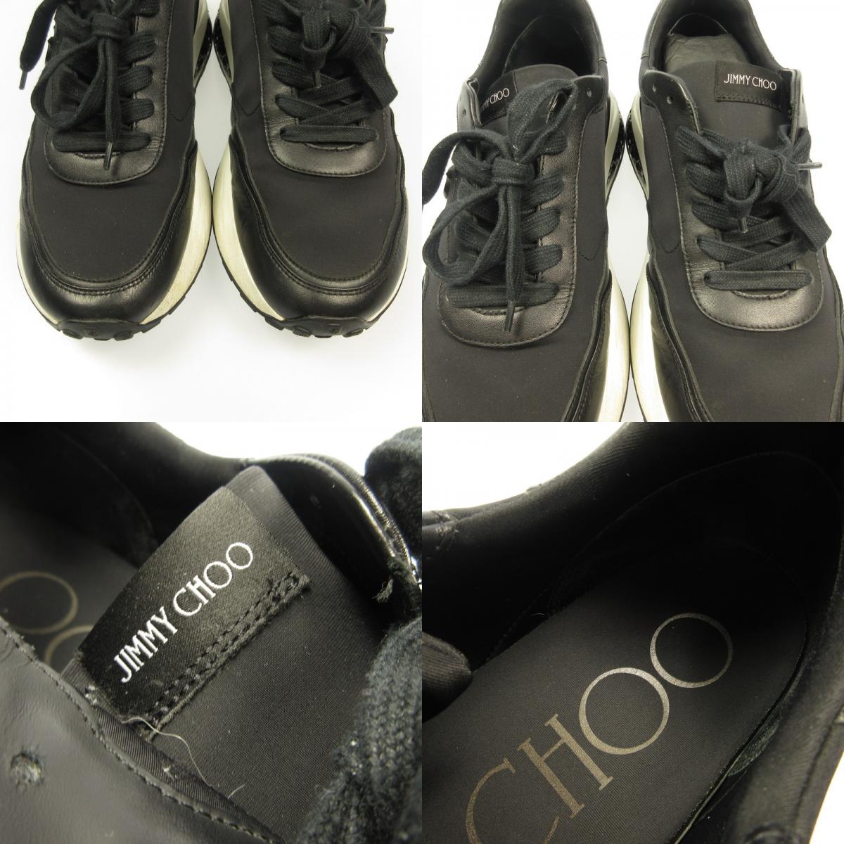 JIMMY CHOO | ジミーチュウ MEMPHIS LACE UP スニーカー J00014649543 ブラック