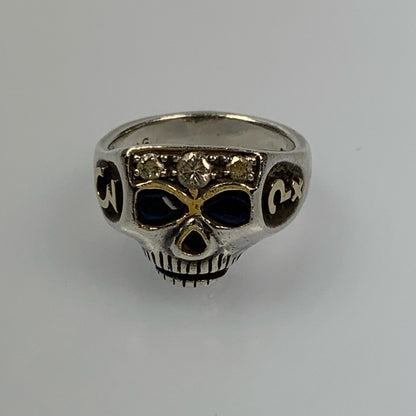 FLASH POINT | フラッシュポイント JIM SKULL JOHNNY DEPP TYPE SYNTHETIC SAPPHIRE リング・指輪