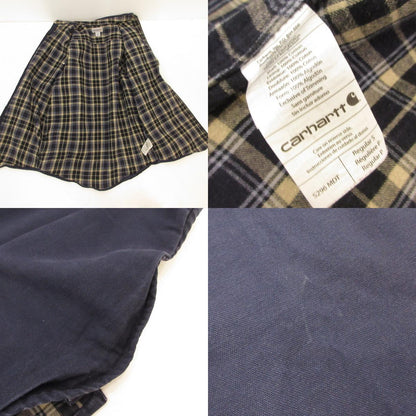 Carhartt | カーハート Flannel Lined Canvas Shirt Jacket 長袖シャツ S296 ネイビー サイズ：S