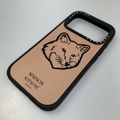 MAISON KITSUNE | メゾンキツネ Classic Fox Logo Case iPhone17pro その他小物 ベージュ