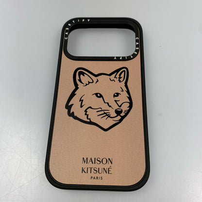 MAISON KITSUNE | メゾンキツネ Classic Fox Logo Case iPhone17pro その他小物 ベージュ