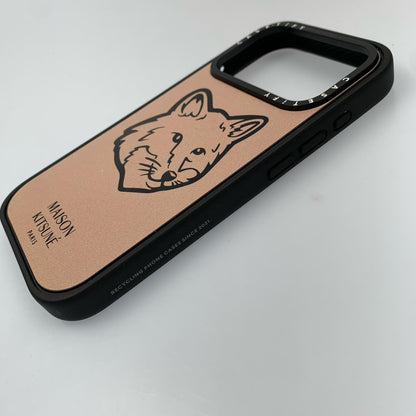 MAISON KITSUNE | メゾンキツネ Classic Fox Logo Case iPhone17pro その他小物 ベージュ