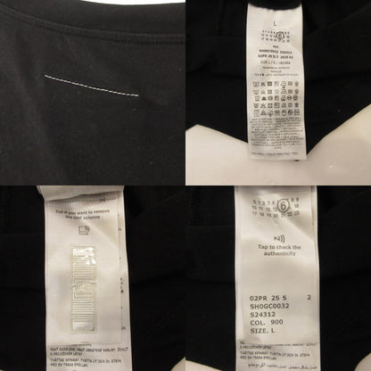 MM6(Maison Margiela) | エムエムシックスメゾンマルジェラ 半袖Ｔシャツ SH0GC0032 国内正規品 ブラック サイズ：L