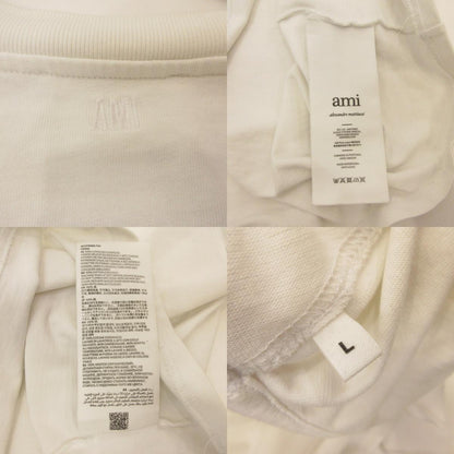 AMI | アミ RED AMI DE COEUR TSHIRT 半袖Ｔシャツ BFUTS005.726 国内正規品 ホワイト サイズ：L