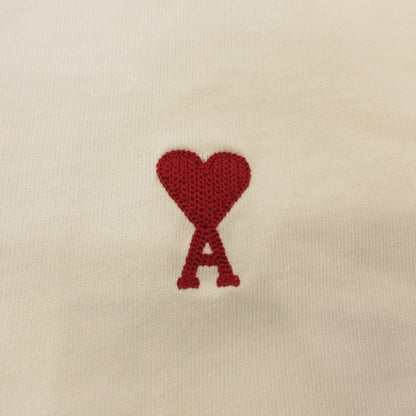 AMI | アミ RED AMI DE COEUR TSHIRT 半袖Ｔシャツ BFUTS005.726 国内正規品 ホワイト サイズ：L